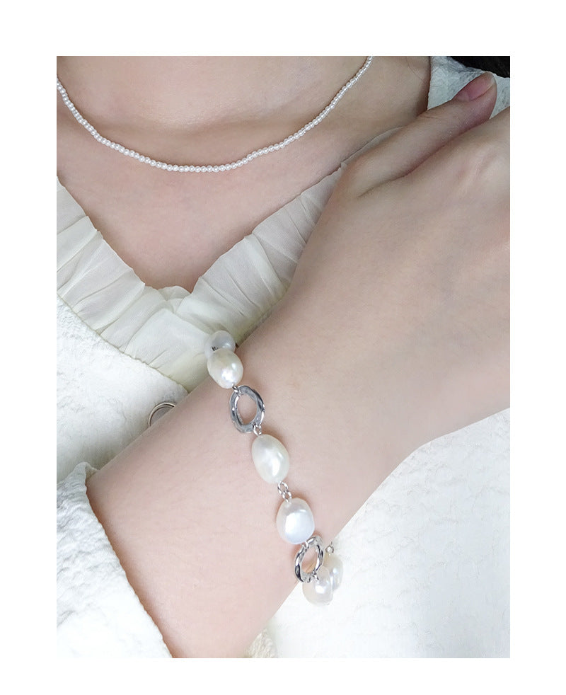 Baroque pearl bracelet-SL116