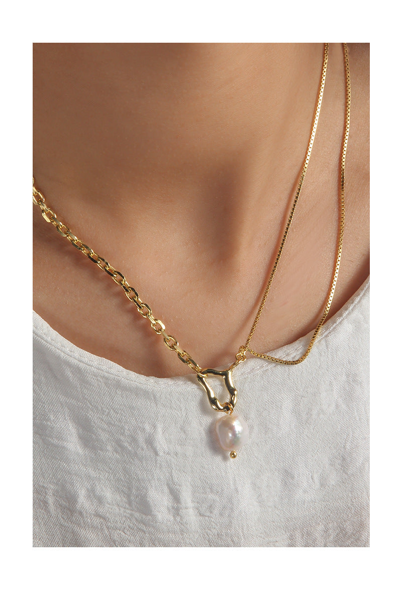 Asymmetrical necklace-XL222