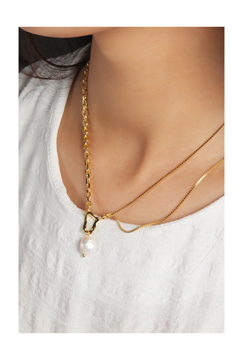 Asymmetrical necklace-XL222