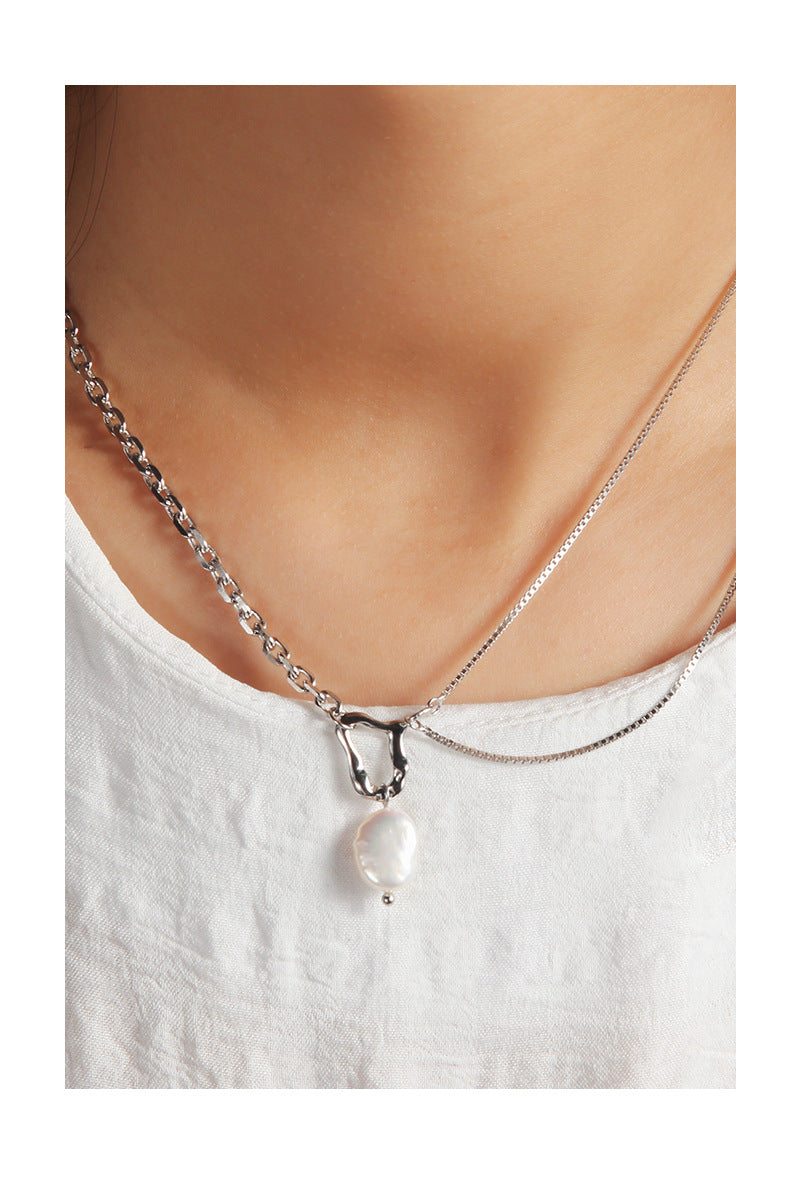 Asymmetrical necklace-XL222