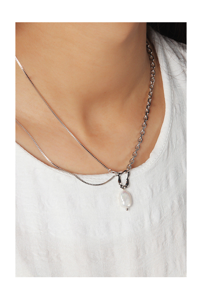 Asymmetrical necklace-XL222