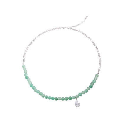 Aventurine quartz nacklace-XL352