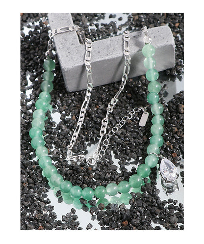 Aventurine quartz nacklace-XL352