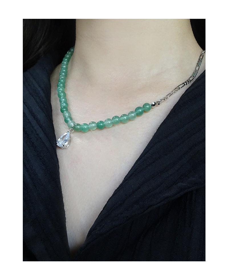 Aventurine quartz nacklace-XL352