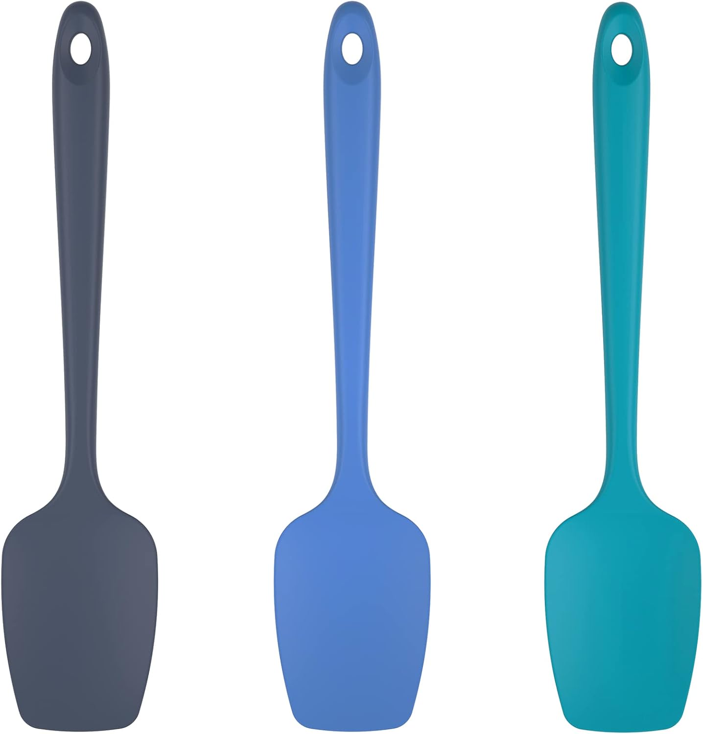 silicone spoon spatula set of 3