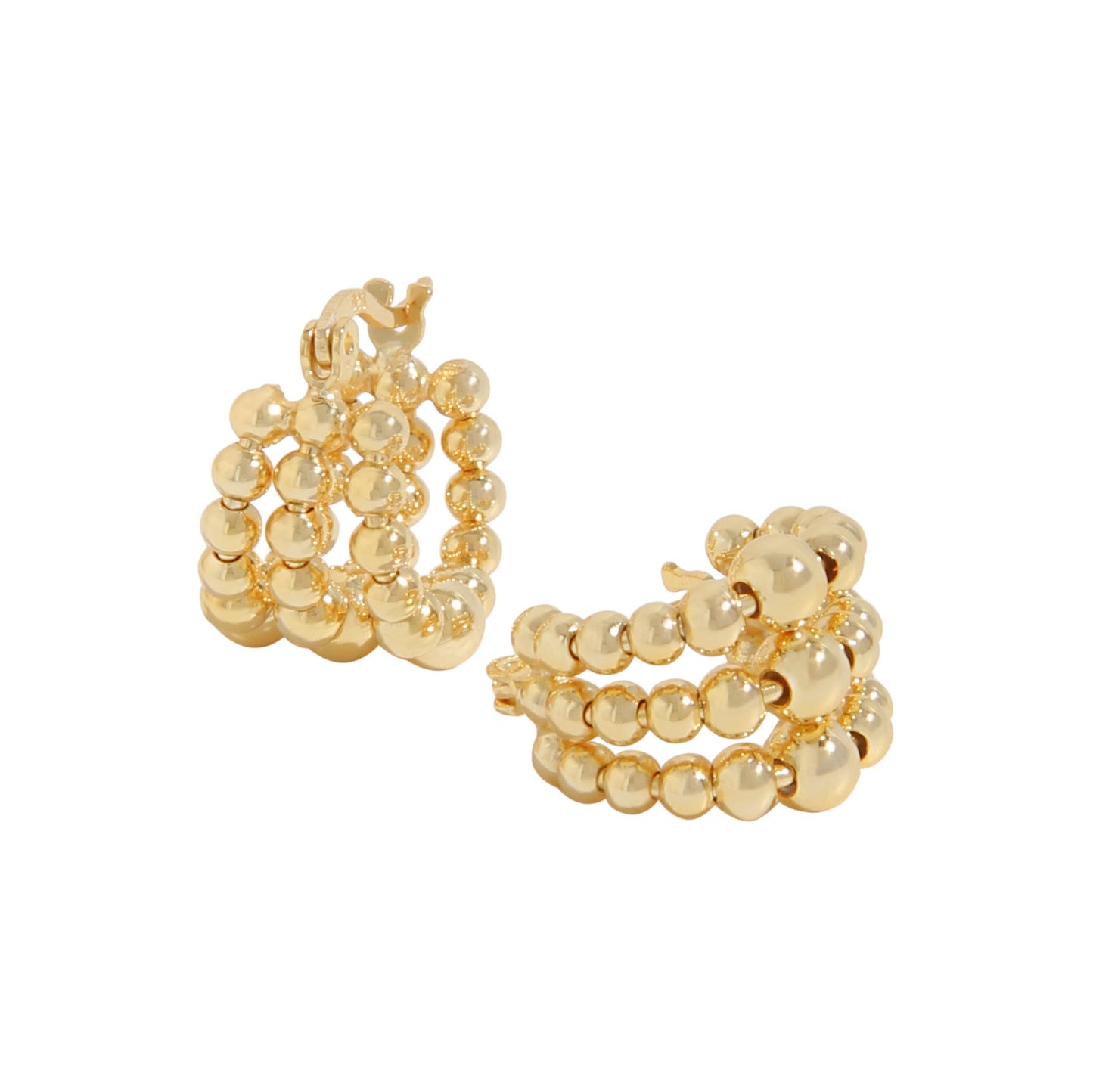 Bead earrings-ES368