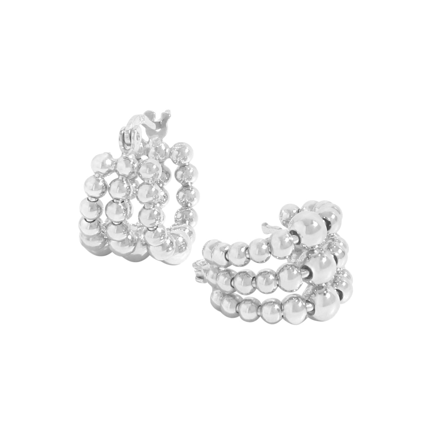 Bead earrings-ES368